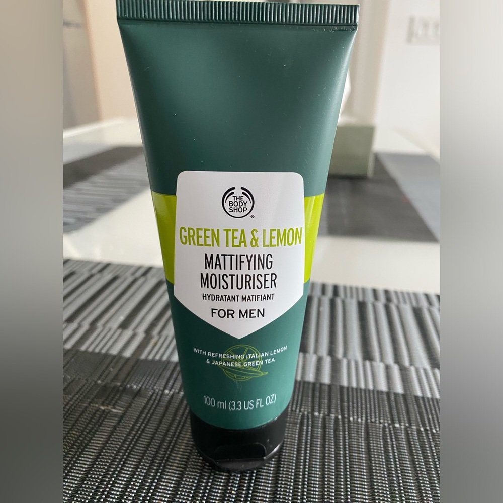 The Body Shop men’s moisturiser.